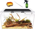Reptile Terrarium,10 Gallon Reptile Tank 20" x 10"x 11",for Insect，Fish，Tarantula，Hermit Crab，Jumping