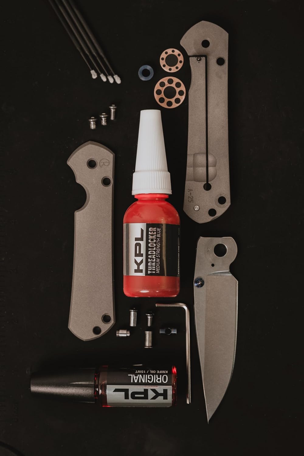 – Premium Knife & Gun Threadlocker - Medium-Strength Blue – Oil-Tolerant, Fast Curing – 10ml Precision Screw and Part