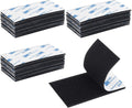 Hook and Loop Tape 2in x 4in 30 Pairs, Slef Adhesive Interlocking Strip, Double Sided Mounting Tape Heavy Duty