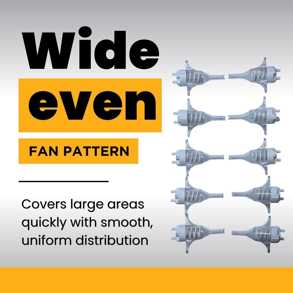 Vega Bond Pro Spray Foam Fan Nozzle, Closed Cell Replacement Tips, 10pcs
