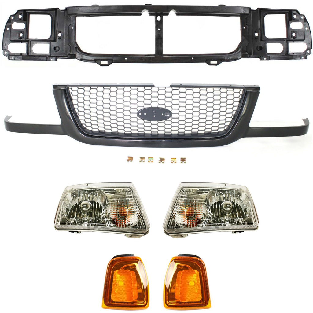 Garage-Pro Grille Assembly KIT For Ford Ranger 2001-2003