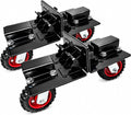 Chicken Tractor Wheels Kit, 4 Heavy Duty Foldable Casters with Lift System