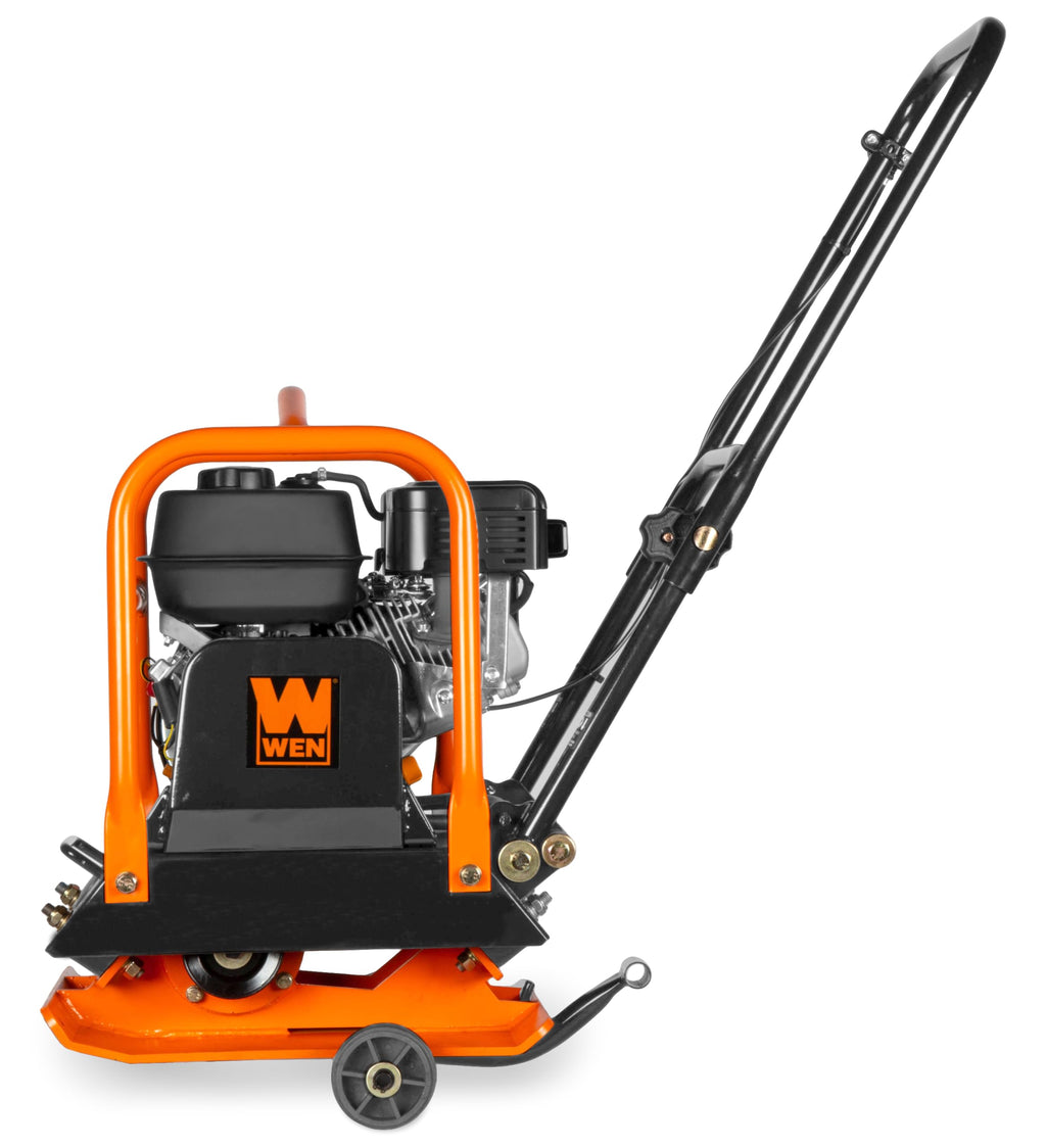 6.5HP 196cc Plate Compactor with Wheels and 3350-Pound Compaction Force (56096)