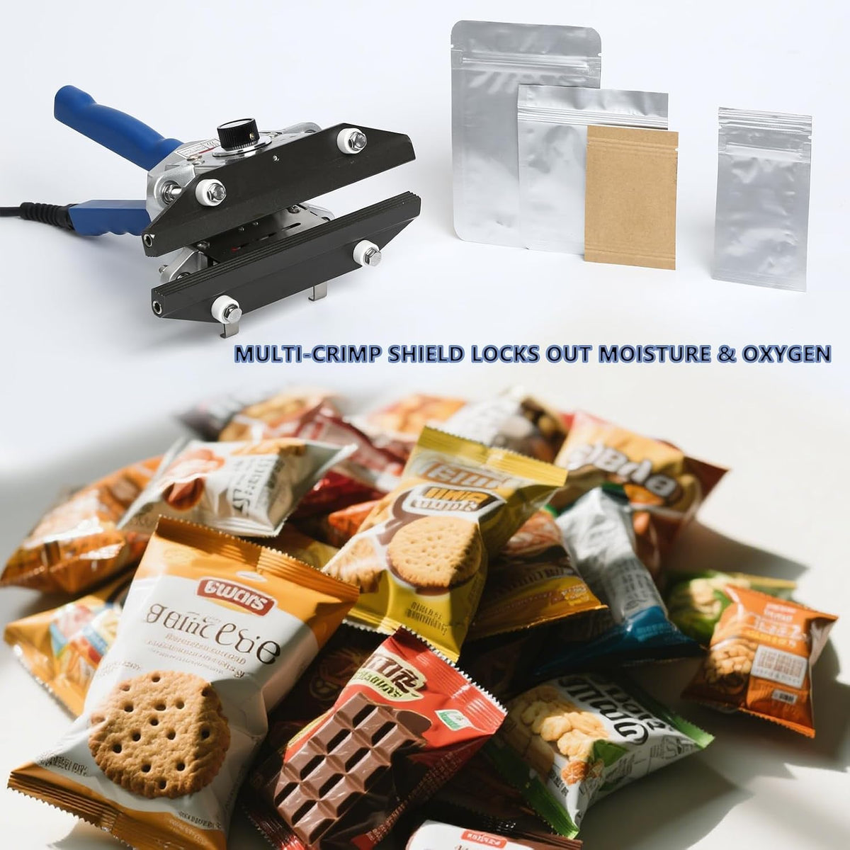 Crimp Heat Sealer, Mylar Bag Sealing Machine