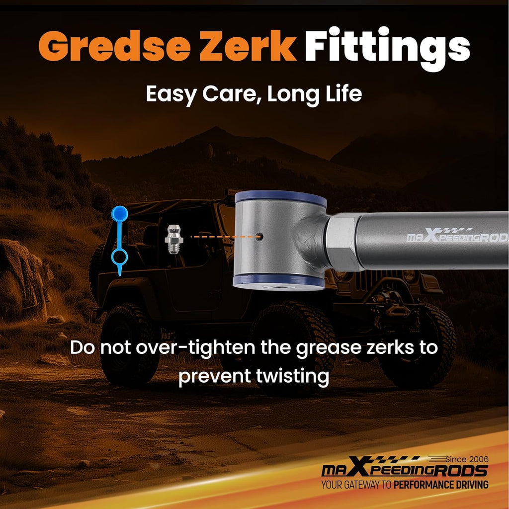 maXpeedingrods Adjustable Rear Control Arm for Jeep Wrangler TJ ZJ