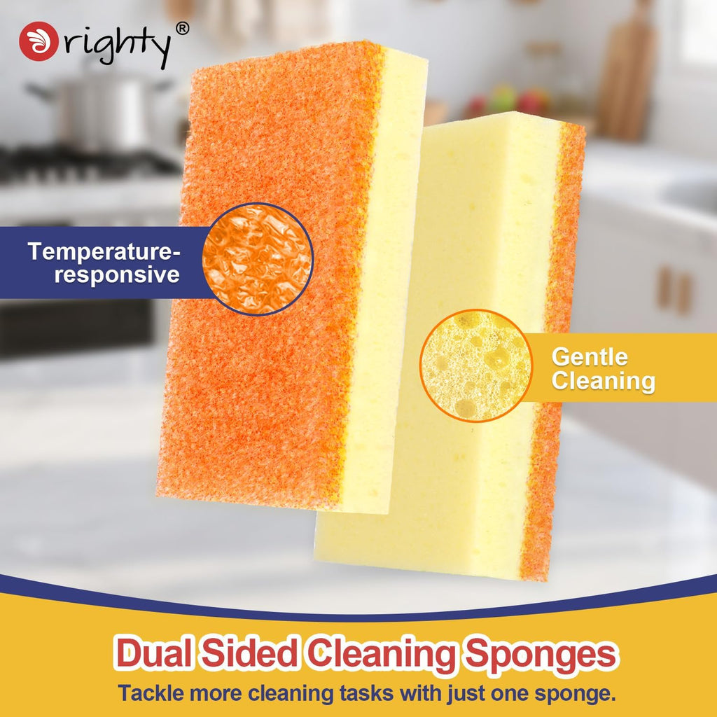 Dish Sponges, Temperature-Responsive Kitchen Sponges 6 Pack