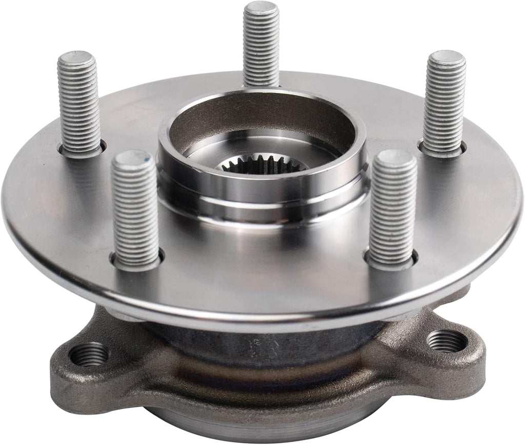 TRQ Front Left and Right Wheel Bearing and Hub Assembly Set 2 Piece