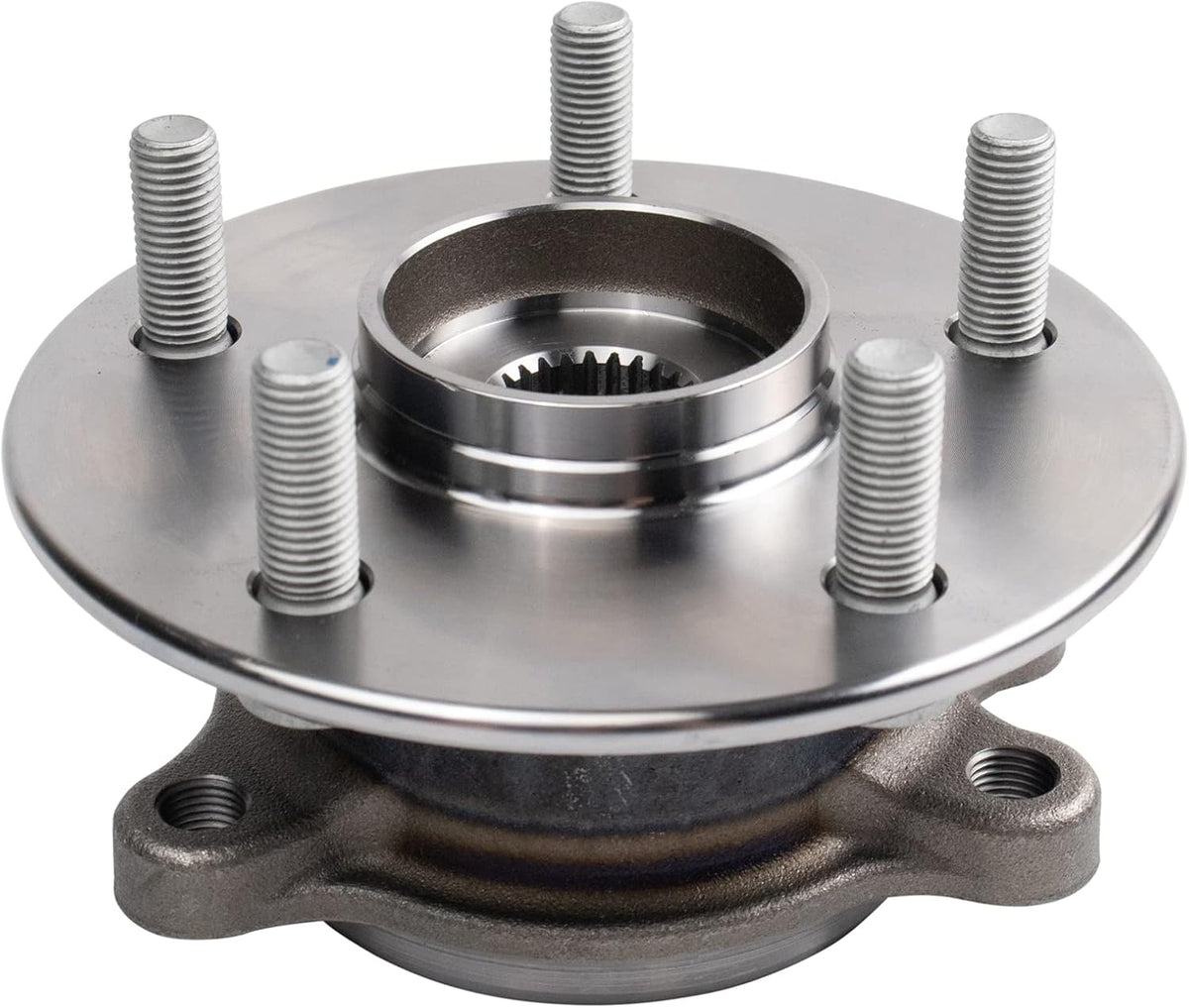TRQ Front Left and Right Wheel Bearing and Hub Assembly Set 2 Piece