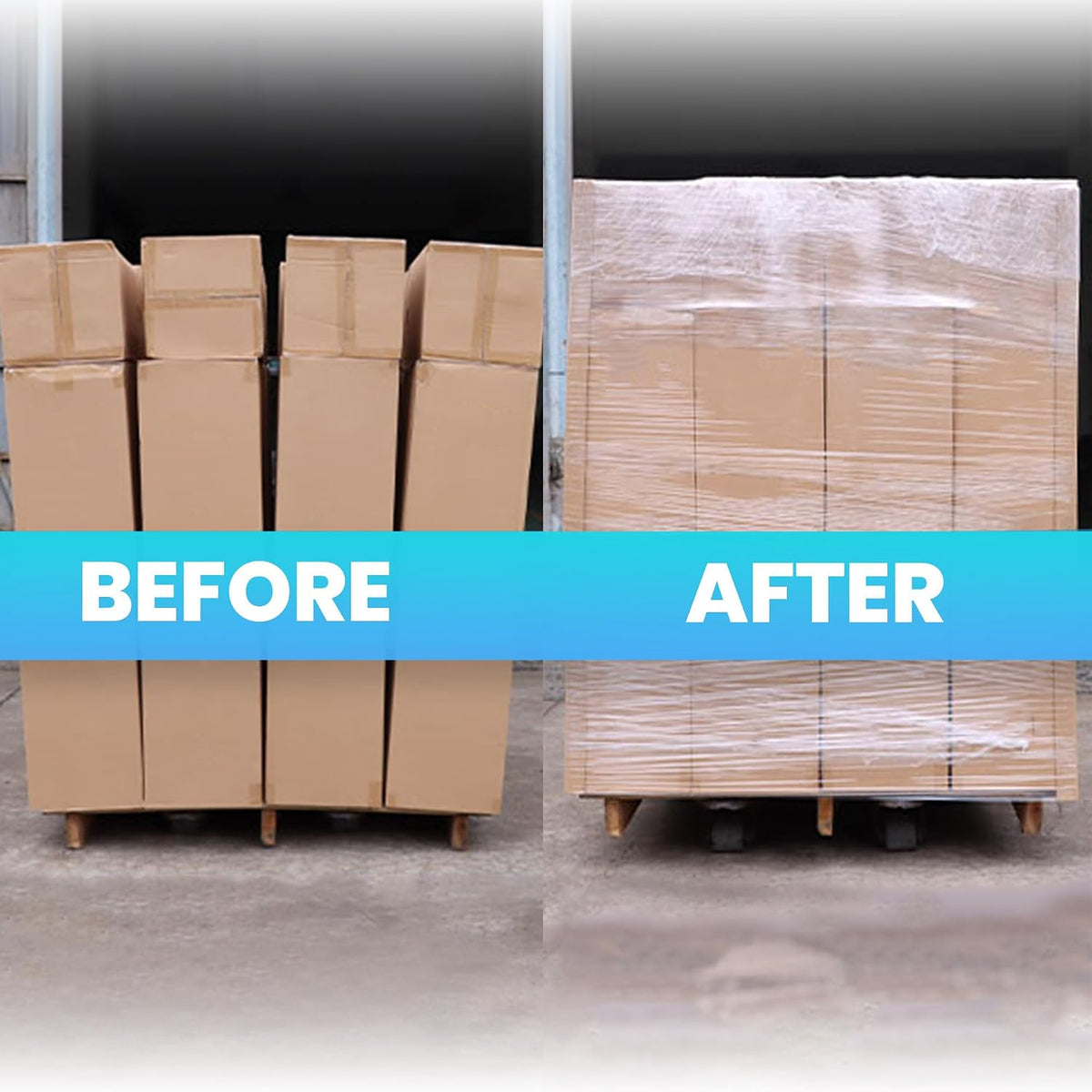 Stretch Wrap Film 15" x 760Ft Shrink Wrap Roll Industrial Strength
