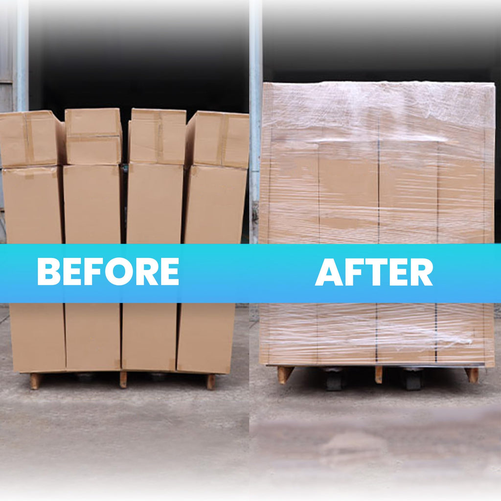 Stretch Wrap Film with Handles 15" x 760Ft Shrink Wrap