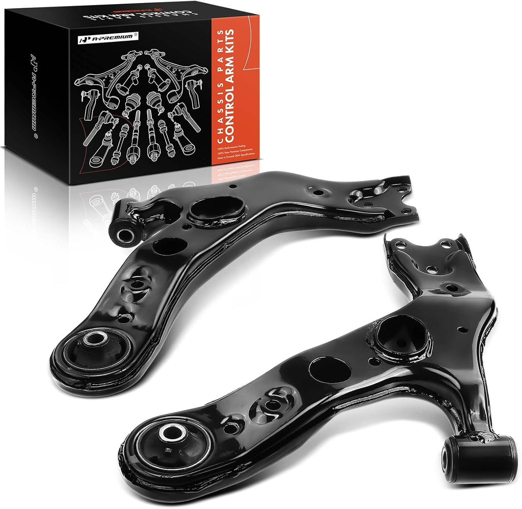 A-Premium Front Lower Control Arm, with Bushing, Compatible with Toyota