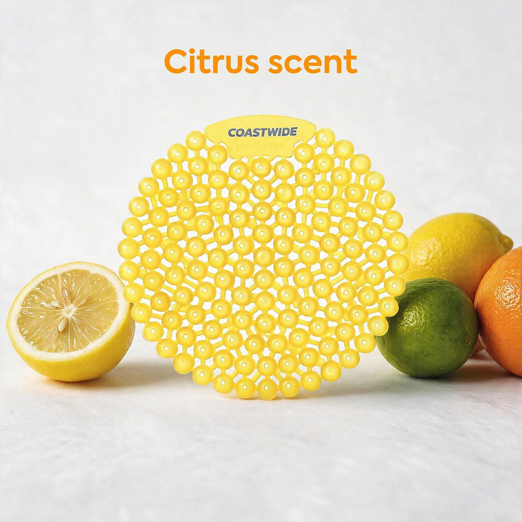 Staples Coastwide Professional Urinal Screen, Citrus Scent, 10/Box