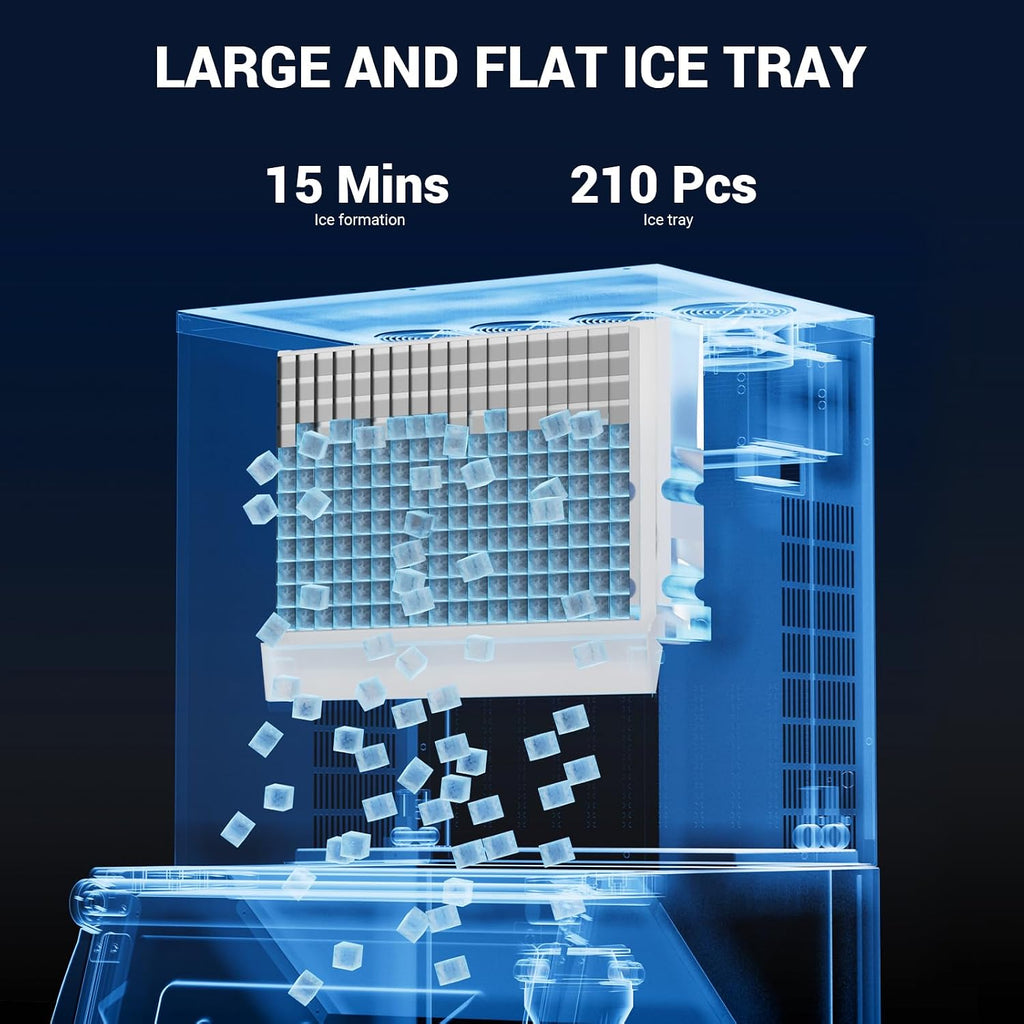 Commercial Ice Maker Machine, 680lbs/24H Ice Maker Head Only
