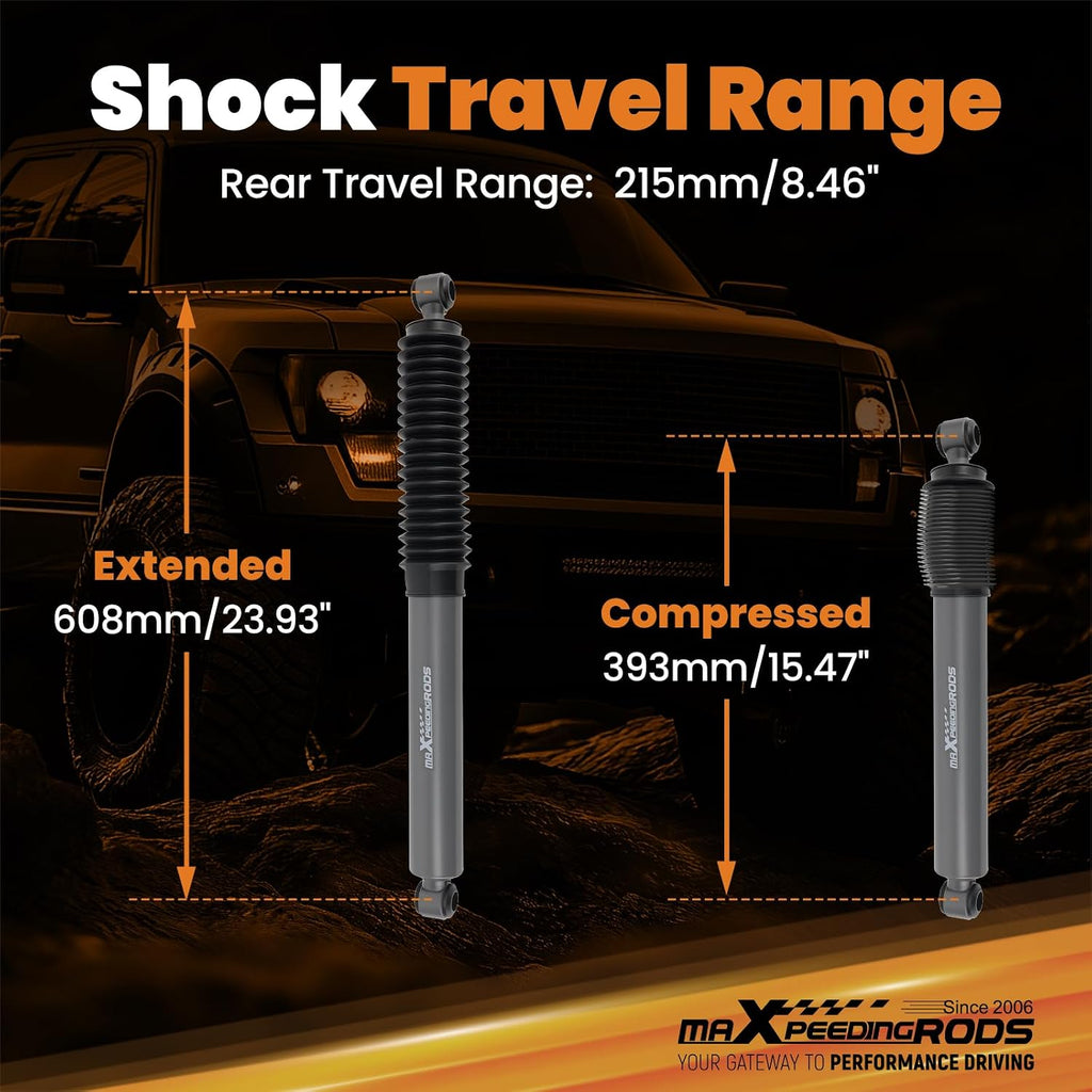 maXpeedingrods 2-5.5" Rear Shocks for Toyota Tacoma 1995-2004