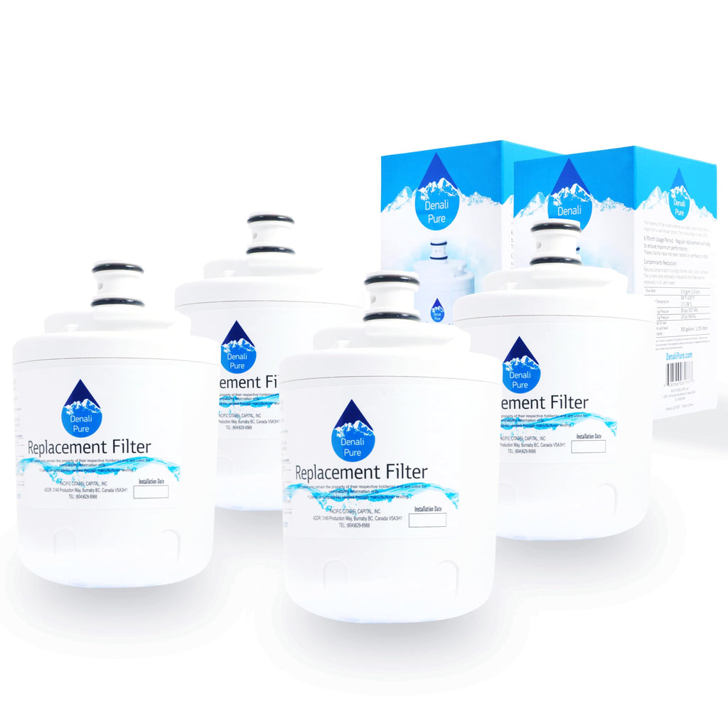 4-Pack Replacement for MZD2766GES Refrigerator Water Filter