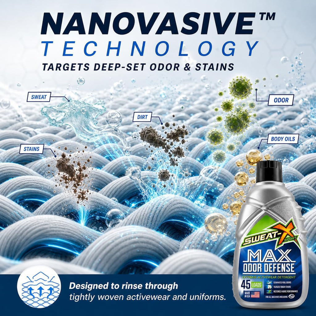 Max Odor Defense Sport Laundry Detergent Liquid, 45 Loads