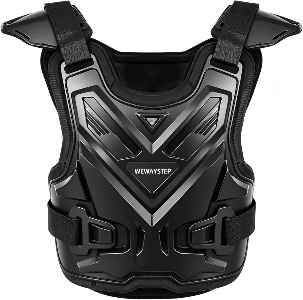 Motorcycle Chest Protector Body Armor Vest, Dirt Bike Gear | Adult Chest Armor Body Guard Vest, Mens Back Protection