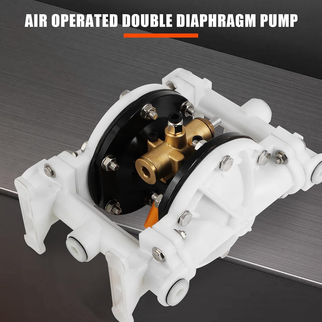 AODD Pump QBK-15 1/2 Inch, 12 GPM Air Operated Diaphragm Pump