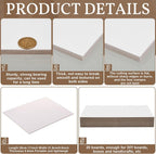20pcs Bookboard, Chipboard for Book Binding, 11 x 8.5''22pt, White