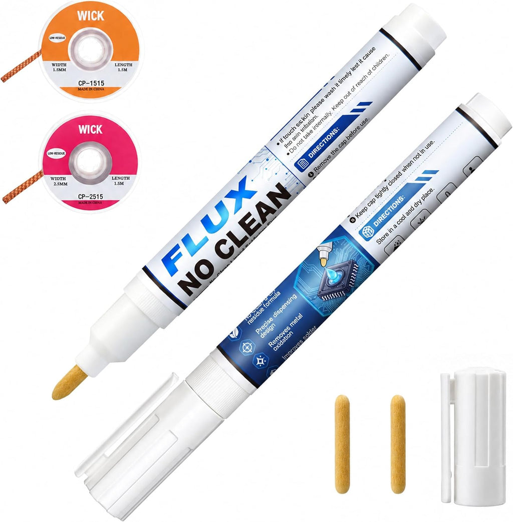 No Clean Soldering Pen Kit for PCB Rework SMD Through Hole Repair