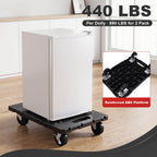 Furniture Dolly 2 Pack, 440LBS per Dolly Flat Moving Cart with Wheels