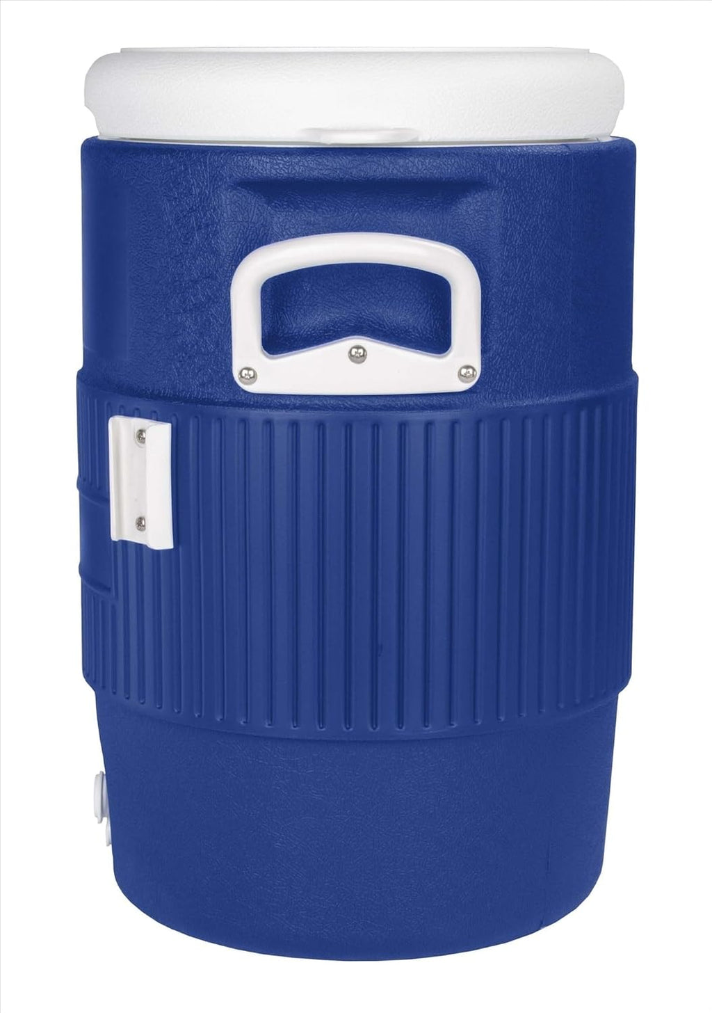 5 Gallon Heavy-Duty Blue Beverage Cooler, Insulated Drink Dispenser With Drip-Resistant Spigot, Flat Seat Lid