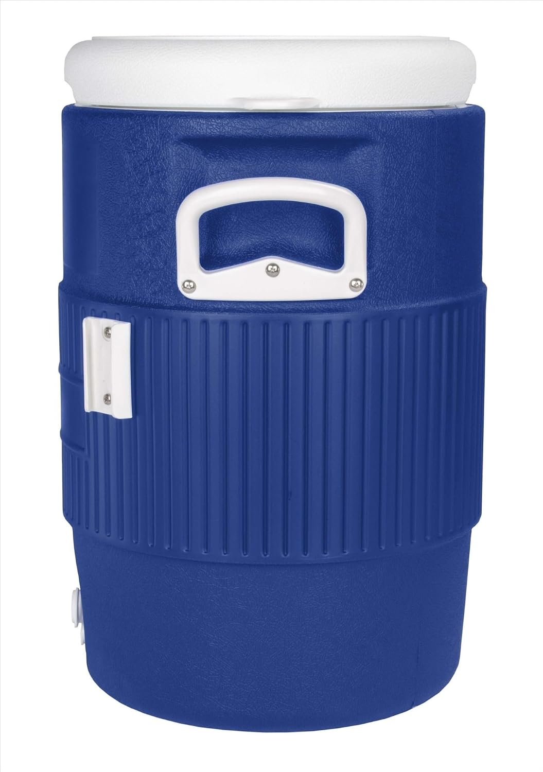 5 Gallon Heavy-Duty Blue Beverage Cooler, Insulated Drink Dispenser With Drip-Resistant Spigot, Flat Seat Lid