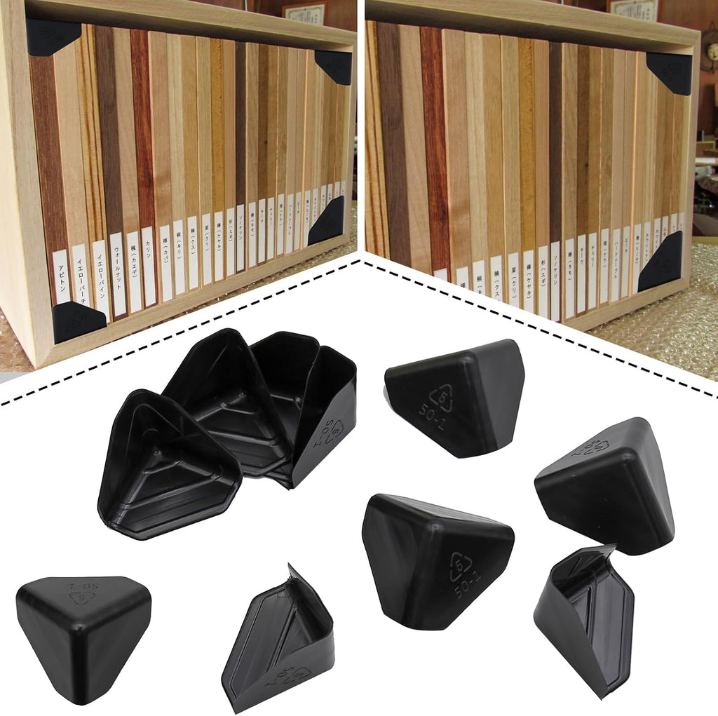 200 Pcs Packaging Edge Protectors, Heavy Duty Edge Corner Protector Golder for Boxes, Cartons, Panel Packaging