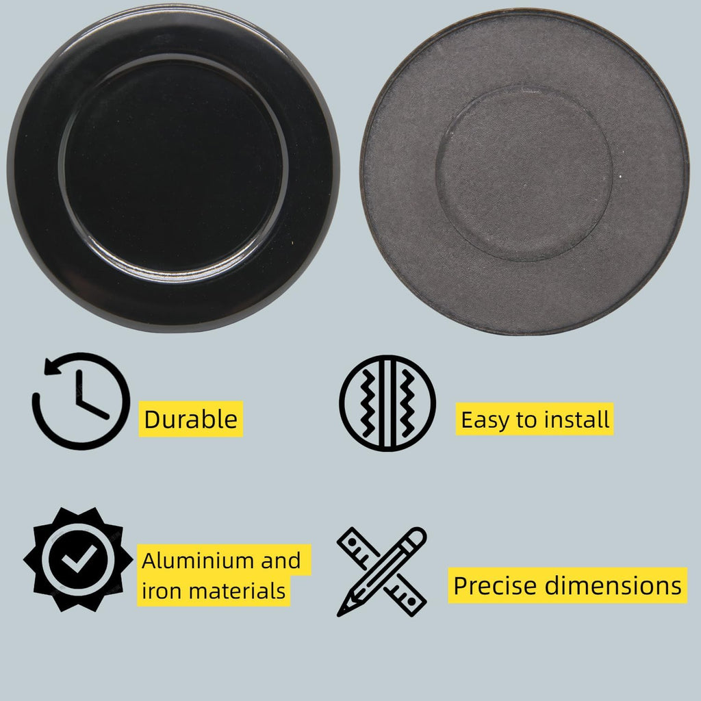 4 Pack Set of Gas Stove Burner Caps Suitable for Sabaf Equipped