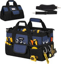 16-Inch Heavy Duty Tool Bag, 22 Pockets Empty Tool Box Organizer Storage, Soft Tote Toolbox Organization Portable
