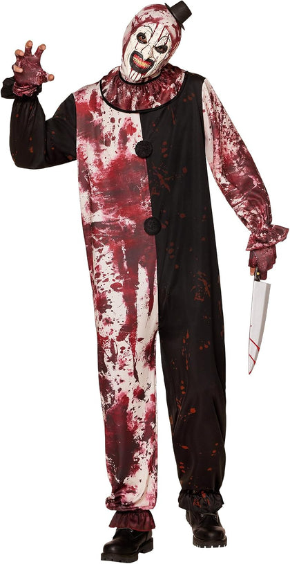 Terrifier Adult Bloody Art the Clown Plus Size Costume | Officially Licensed | Perfect for Horror Fans
