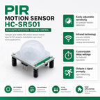 3-Pack HC-SR501 PIR Motion Sensor, Adjustable Delay