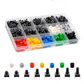 420Pcs Tactile Push Button Switch Set