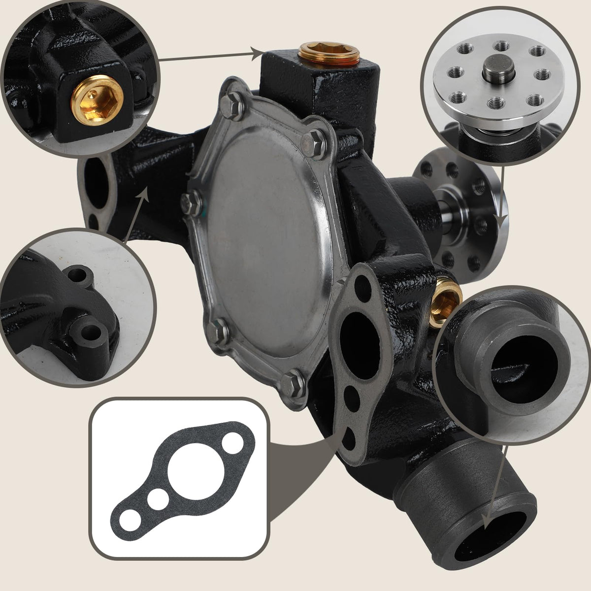 Evtok Sea Water Pump Kit 8M0113734