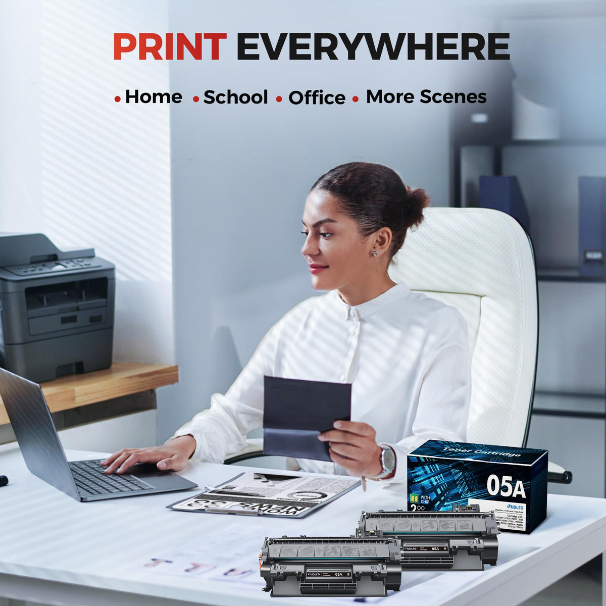 05A CE505A Toner Cartridge - Replacement for HP 05A Toner Cartridge Black
