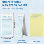 50 Pack Guest Check Pads Server Note Pads 3.5 x 6.7 Inch, Blue