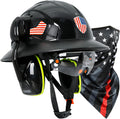 Full Brim Hard Hats Construction OSHA Approved with Visor and Ear Protection - Construction Worker Hat with Neck Gaiter