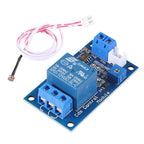 D-FLIFE 5pcs XH-M131 Photoresistor Relay Module, DC 12V 10A Light Control Switch Photoresistor Relay Module Detection Sensor Brightness Automatic Control Module with Cable