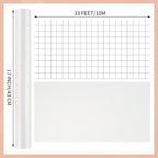 White Wrapping Paper Roll -Mini Roll- 17 Inch X 33 Feet