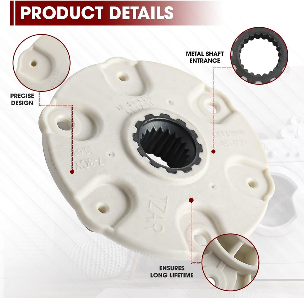 MBF618448/PBT-GF30 Washer Rotor Hub by Seentech- Compatible with LG Washing Machine - Replaces part 4413ER1003A 4413ER1003C 4413ER1001C 4413ER1002F