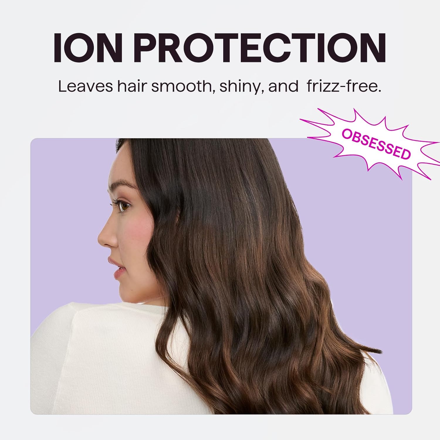 Hair Dryer with Diffuser, Blown Away Ionic Hair Dryer for Curly Hair with Comb, 1875W Fast Drying Blow Dryer with