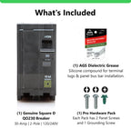 Genuine Square D QO230 30 Amp Double Pole Circuit Breaker Kit