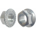 BCP Fasteners 6-32 Zinc-Plated Serrated Flange Hex Lock Nuts, 50 Pack