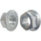 BCP Fasteners 3/8-16 Zinc-Plated Serrated Flange Hex Lock Nuts, 40 Pack