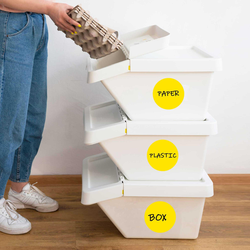 3”Color Coding Labels Stickers,4Rolls/2000per Dispenser Box Round Adhesive Circle Dot Stickers for Inventory Office
