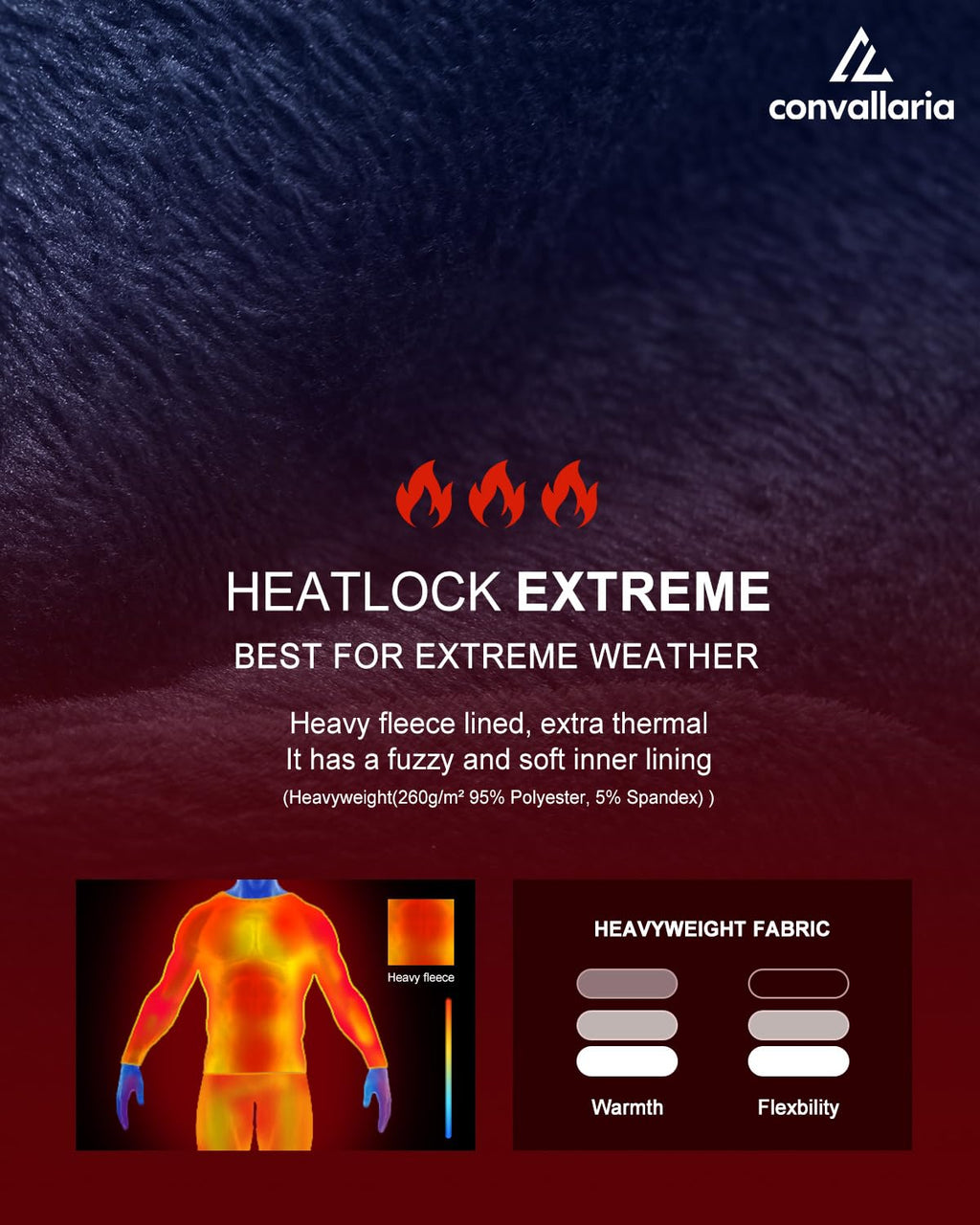 Thermal Underwear Long Johns for Men Base Layer Cold Weather Set
