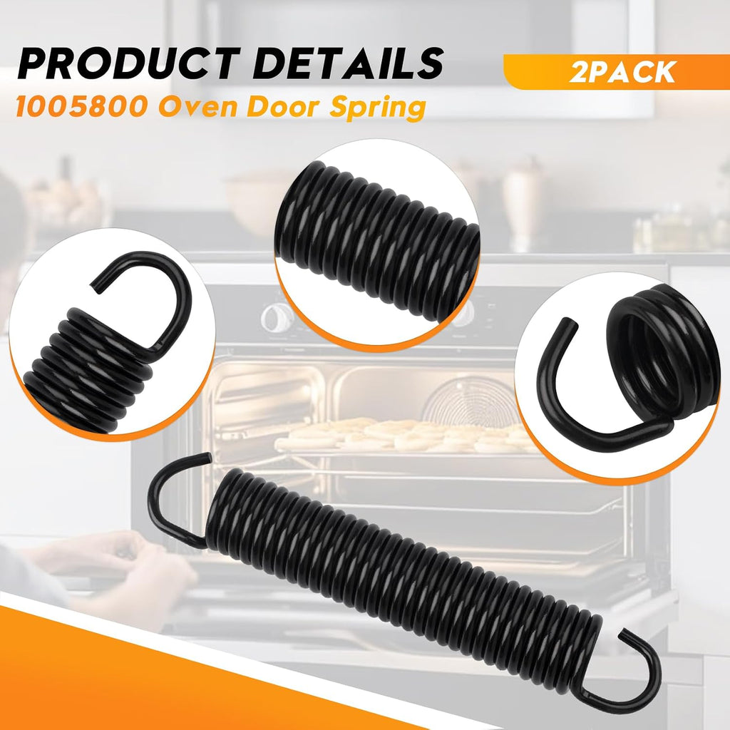 2 Pack 1005800 Oven Door Spring for Garland/Spirit/KitchenAid Stoves