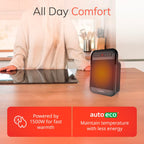 9" MyHeat Max Ceramic Space Heater with Display - Black - CD09101