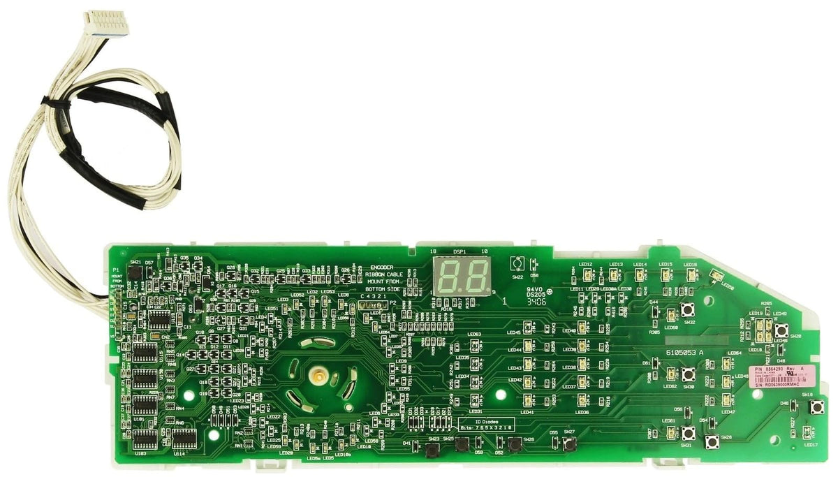 8564293 for Whirlpool Dryer Control Board WPW8564293 8563974
