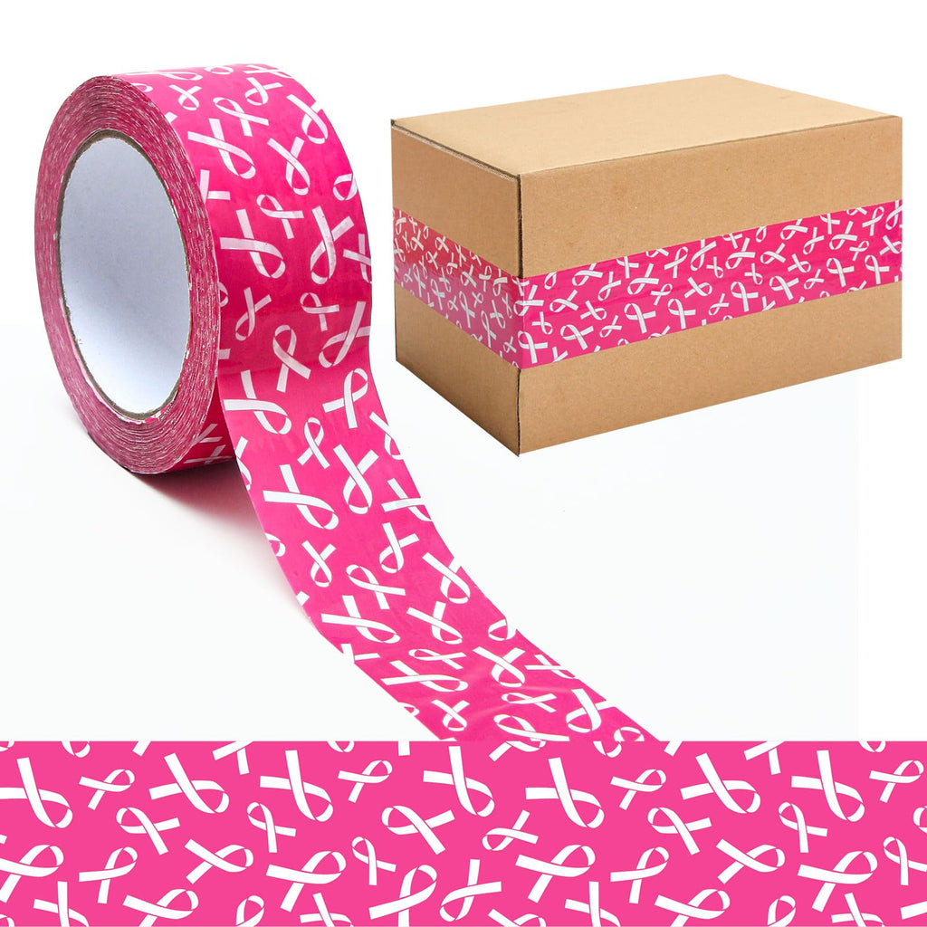 Breast Cancer Awareness Packing Tape, 109 Yard